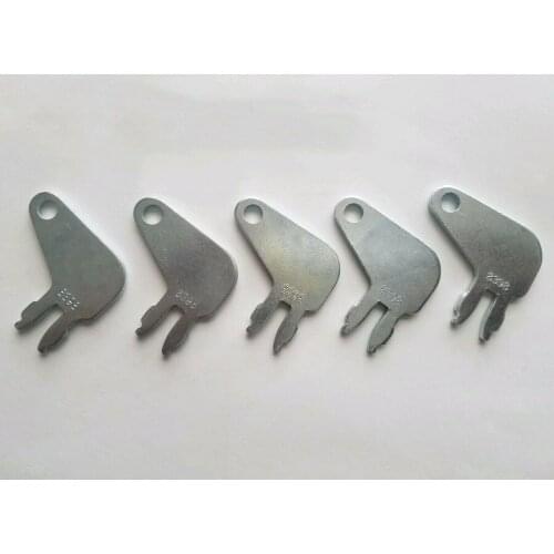 5) Master Disconnect Forked Keys for Komatsu For Caterpillar For CAT