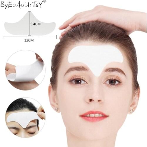 5pcs Anti-Wrinkle Forehead Pad Patches Reusable Moisturizing Stickers Anti-Aging Wrinkles Smoothing Locking Moisture Moisture