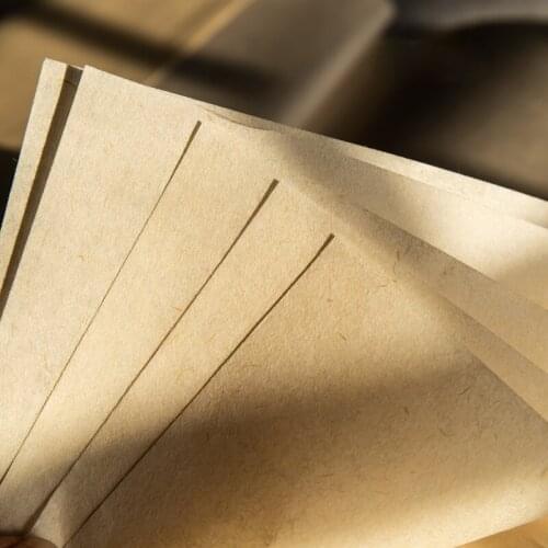 50pcs Chinese Chupi Jute Fiber Xuan Paper Ancient Painting Calligraphy Mulberry Papier Retro Handmade Paper for Copy Scriptures