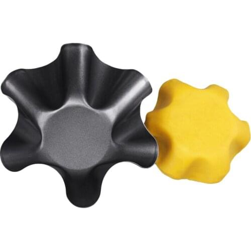 6 Inch Non-Stick Carbon Steel Tortillas Bowl Taco Salad Bread Tart Model Flower Mold Baking Tool