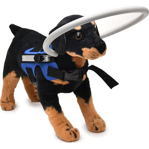 Blind Dog Accessories Dog Harness Guiding Device Pet Anti-Collision Ring For Small Medium Large Dogs With Buckles