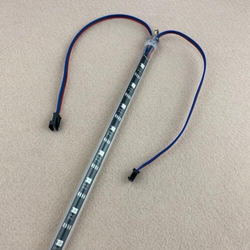 1M long 3D WS2812B digital meteor light;pixel tube;360 degree lighting;DC5V input;64pcs WS2812B LEDs with 32pixels/m