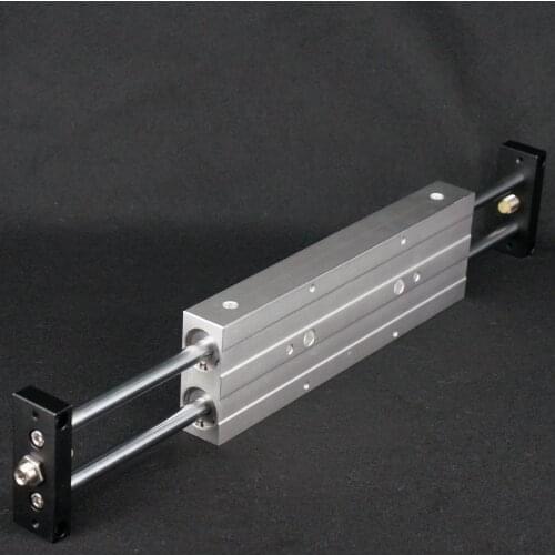 STMB Dual Rod Cylinder Bore 10-16mm Stroke 25-200mm Air Slide Table Cylinder With Magnet Refer to Form in Description