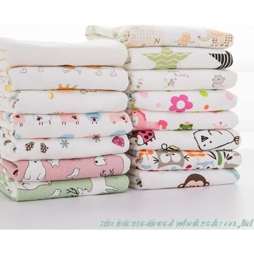 Pure cotton baby cloth new pattern of cotton knitted cloth african fabric A cartoon baby underwear telas No fluorescence tissu