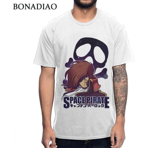 Interesting For Men Space Pirate Captain Harlock T Shirt Healthy Cotton Graphic Print la Camiseta S-6XL O-neck Tee