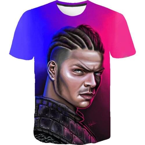 TV Series Vikings 3D Print T-shirt Summer Men And Women Ragnar Lothbrok Short Sleeve T Shirts Unisex Tops Fashion Casual Tee Top