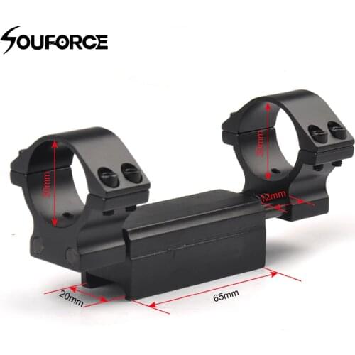Flexible Mount Scope Ring 30mm Diameter for 20mm Weaver and Picatinny Rail