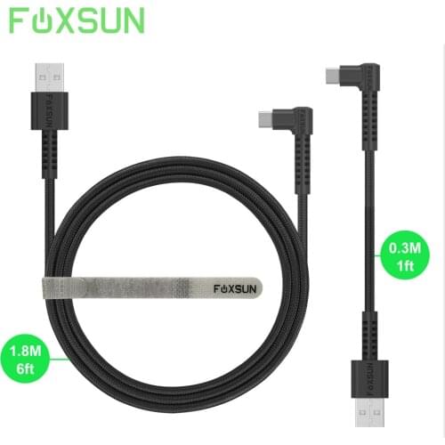 Micro USB Cable Right Angle, 90 Degree Double-Sided Fast Charging Cord for Samsung Galaxy S7/S6 edge Note 5,Moto G5 Plus Huawei