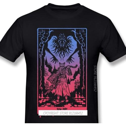 Bloodborne Halloween Horrible Games 2021 Popular New Arrival T-Shirts ENLIGHTENMENT Unique Design O-Neck Cotton For Men