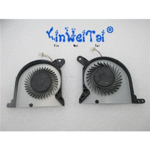 Brand New Original CPU AND GPU fan for forcecon DFS170005030T DFS501105PR0T FFTN FFTM laptop cpu cooling fan cooler