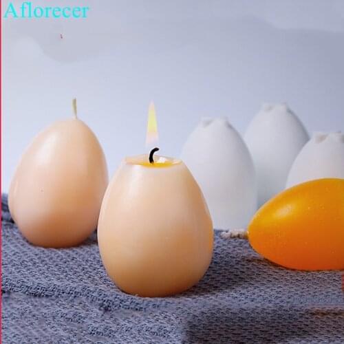 Easter Handmade Candle Mold Egg Shape Candles Soap Mould Tool Candle Making Crafts Moulds