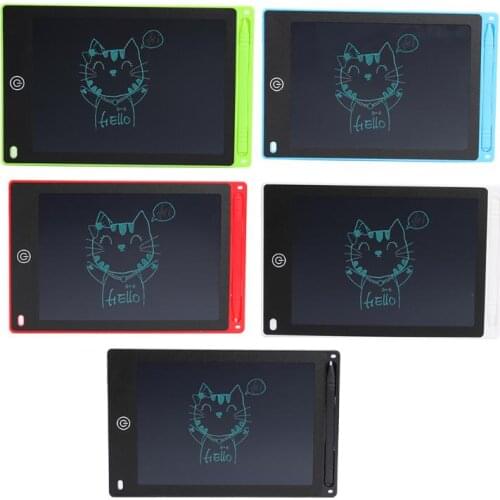 Portable LCD Writing Tablet Partially Erasing Drawing Board Electronic Notepad Built-In Button Battery Graffiti WordPad