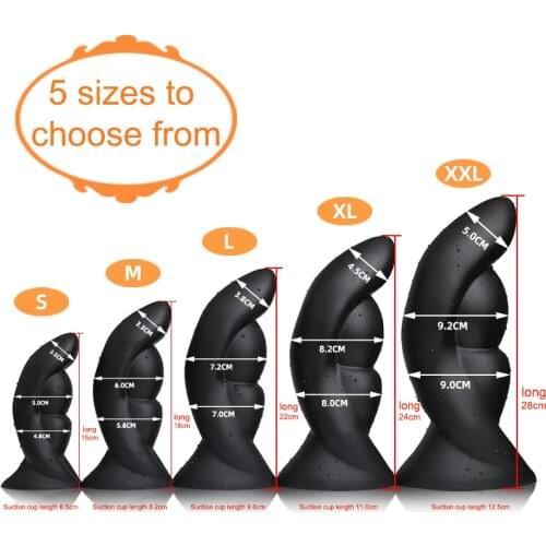 Sexy Huge Anal Plug Silicone large Dildo Adult Masturbator Sex Products Big Butt Plug Vagina Anal Dilator Sex Toys for Women Men