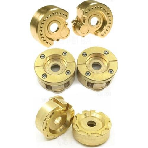 1/10 RC Car Rock Crawler metal upgrade Brass Steering cup Knuckle Weight Balance for Traxxas1/10 TRX-4