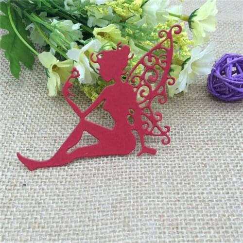 1pc Fairy Carbon Steel Cutting Dies Stencil for DIY Scrapbooking Dies Album Photo Decorative Paper Card Craft Metal Cutting Die