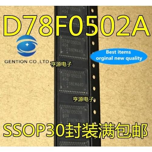 10PCS Mail UPD78F0502AMC D78F0502A SSOP30 full pack in stock 100% new and original