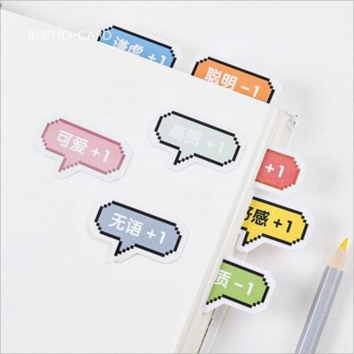 45Pcs/Pack Rainbow Color Marker Reminder Index Decoration Stickers DIY Planner Diary Scarpbooking Pointing Lable Stickers