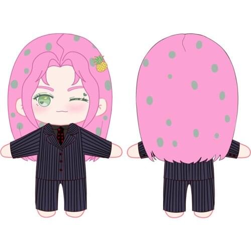 Anime JoJos Bizarre Adventure Diavolo Cosplay Unisex Cute Change Suit Doll Plush Toy Dress Up Clothing Pillow Fashion Xmas Gift