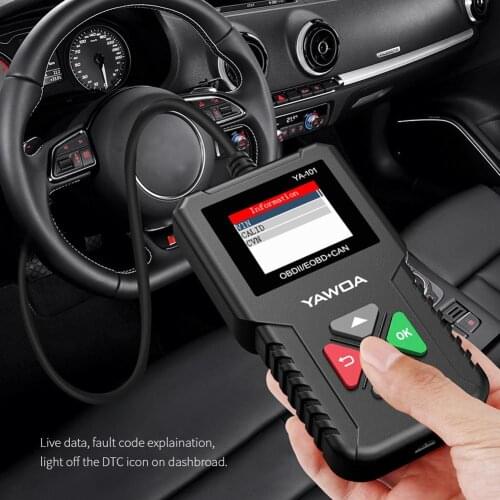YA-101 OBD2 Automotive Code Reader Scanner Car Fault Detection Engine Fault Diagnostic Tool Multi-language Version