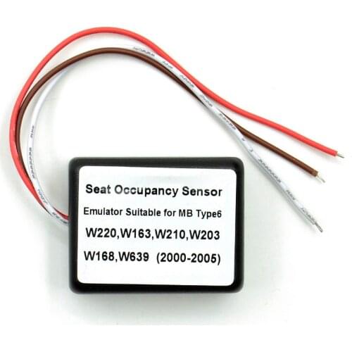 Seat Occupancy Occupation Sensor SRS Emulator for mercedes Type 6 support W220, W163, W210, W203, W168, W639 and even more