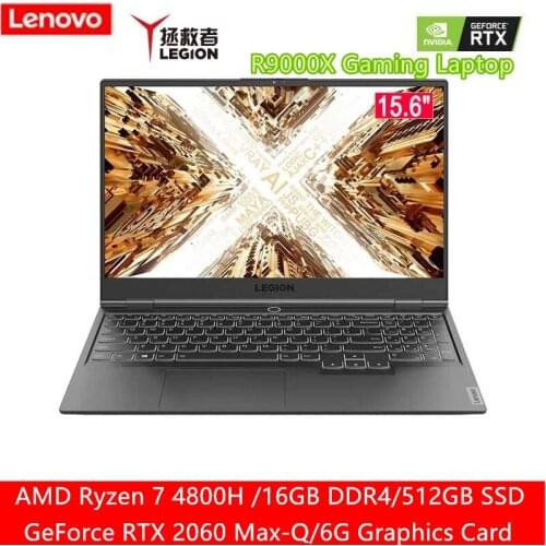 Lenovo Legion R9000X Gaming Laptop15.6inch Notebook Windows 10 16GB LPDDR4 512GB SSD 1920*1080 With Backlit Keyboard / Camera