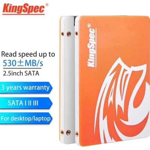 KingSpec 2.5inch SSD SATAIII 128GB 256GB 512GB sata HDD internal solid Hard Drive Disk Ssd drive for Computer Desktop Laptop