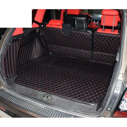 3D Leather Car Trunk Mat Cargo Liner for Range Rover Sport L320 2005 2006 2007 2008 2009 2010 2011 2012 2013 Accessories