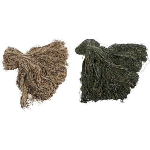 HOT 2 Pcs Ghillie Suit Thread Camouflage Lightweight Yarn Hunting Clothing Accessories Desert Camouflage & Jungle Camouflage