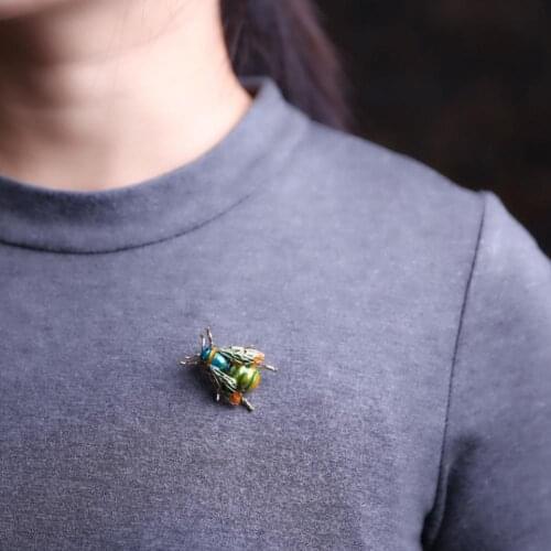 Little Bee Brooches Crystal Rhinestone Three-dimensional Brooch Bee Womens Accessories Alloy Insect Crystal Full Brooch Pi X7P3