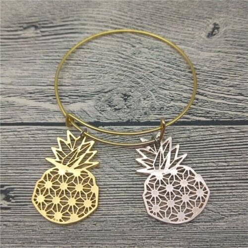 Trendy New Pineapple Bangles Cute Pineapple Car Bangles Bracelets Fashion plant Jewellery