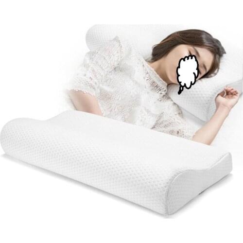 Orthopedic Sleep Pillow Bamboo Charcoal Magnetic Interlining Memory Foam Protect Cervical Relieve Pain for Adult