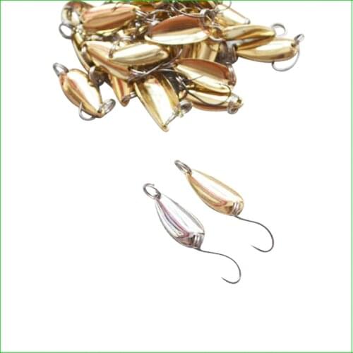 L519M 10 pcs /set 1.6g Fishing Lure fishing spoon metal fishing lure bait spoon