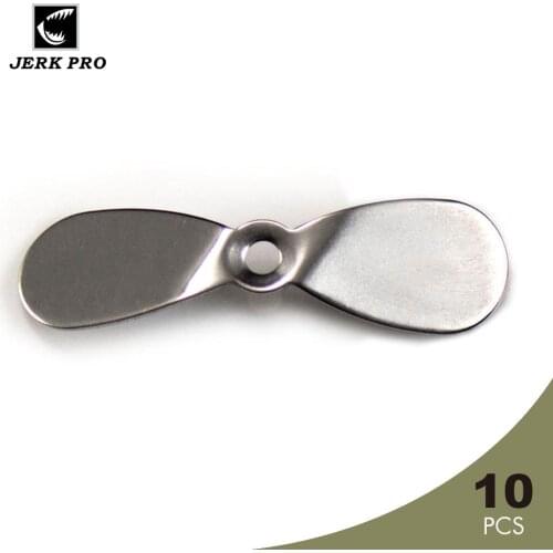 JERK PRO 10PCS Large Topwater Propeller Blades Prop Spin Custom Surface Wooden Fishing Lures Angler’s Tackle Craft Lure Parts
