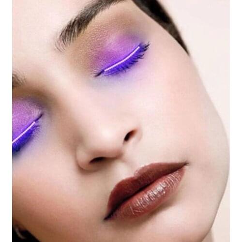 30set/lot LED Luminous Party Dazzle Colour False Eyelash Lamp Eyelid Tape Halloween Gift Eyelash Extensions Makeup Tools HA1890