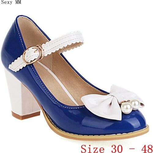 Pumps Women Oxfords Shoes Stiletto High Heels Woman High Heel Shoes Small Plus Size 30 31 32 33 - 40 41 42 43 44 45 46 47 48