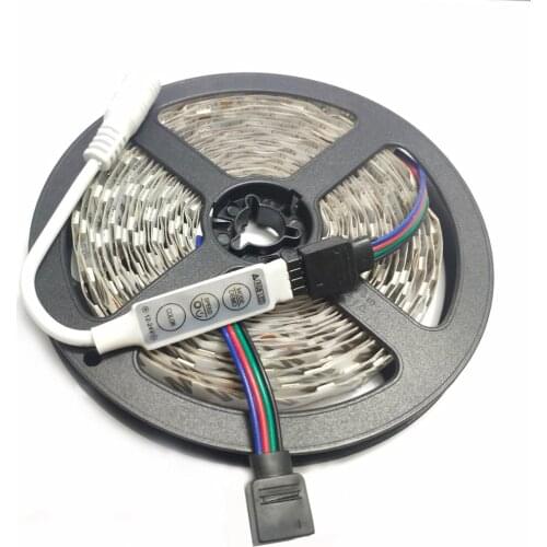1meter DC 12V RGB 5050 SMD LED Strip Light Flexible Ribbon led light strip RGB Tape Diode with led Controller