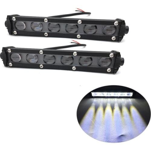 1 PCS/2PCS 6D 7" Slim LED Work Light Bar Offroad LED Light For Off road Trucks 4X4 Boat Auto DRL Fog lamp Bulbs 12V 24V Amber