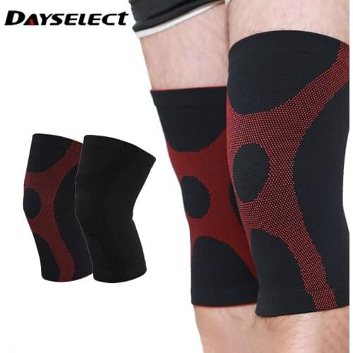 1Pcs Gym Knee Pads Sports Safety Fitness Kneepad Elastic Knee Brace Support Gear Patella Running Basketball Volleyball Tennis