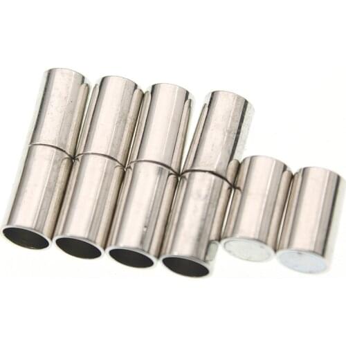 10pcs Magnetic Clasps Fit 3 4 5 6 7 8mm Leather Cord Bracelet Necklace Connectors Hook Clasp For DIY Accessories Jewelry Making