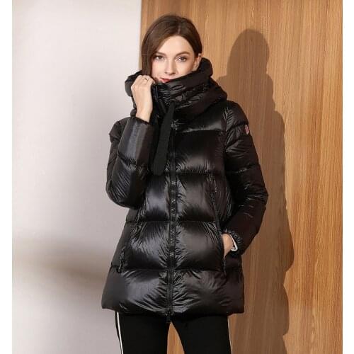 2020 CCBlack women down coats jackets warm woman down parka