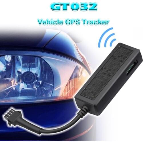 4PIN GPS Tracker GT032 For Vehicle Tracking Device Locator Remote Control with Historical Track Over-speed &Vibration Alarm