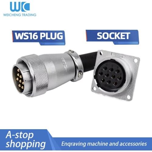 Aviation plug WS16 socket 2 core 3 core 4/5/6/7/8/9 core 4579 pin 10 core male and female wire industrial connector connector