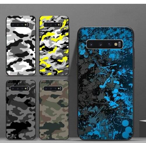 Military Army Camo Camouflage Phone Case For Samsung galaxy S 21 20 10 8 A 51 71 50 21s 70 40 20 20e note 10 plus Ultra 5g fe