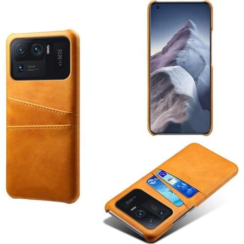For Xiaomi Mi 11 Ultra Case Credit Card Retro PU Leather Case with Card Slots Wallet Cover for Xiaomi Mi 11 Pro