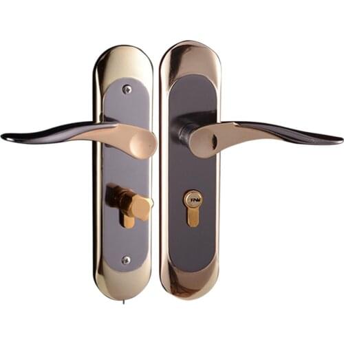 Room Door Handle - Lever Lock, Latch, Privacy Or Bathroom Scroll #5