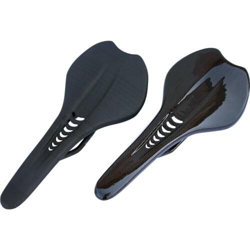 FCFB no logo new full carbon fiber road bicycle parts saddle for men women mtb bike seat cushion 3K seat saddle matt glossy