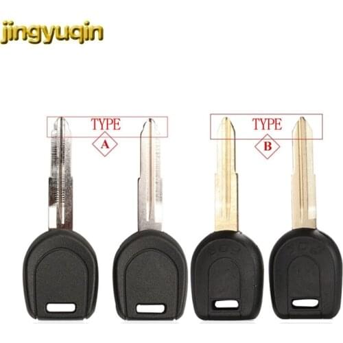 Jingyuqin Remote Car Key Shell Fob Transponder No Chip For MITSUBISHI Colt Lancer Mirage Outlander Pajero Left/Right Blade