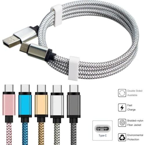 USB 3A TYPE-C Fast Charging Data Cable For Samsung Galaxy A80 A70 A60 A50 S8 S9 plus S10e Note 8 9 Xiaomi CC9 pro Redmi Note10 8