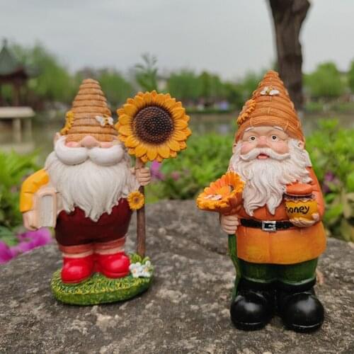 European pastoral style dwarf dwarf ornaments modern home garden resin statue ornaments decoration dwarf crafts ornaments