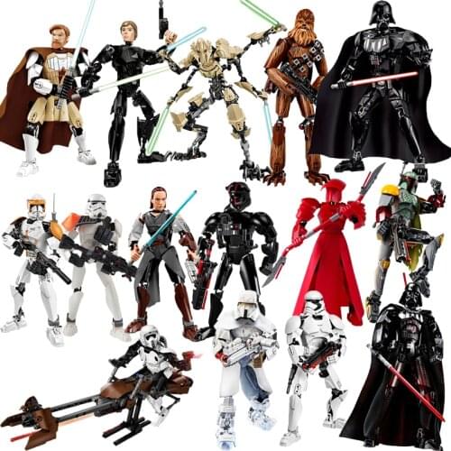 Disney Star War Building Block Figure Dolls Stormtrooper Darth Vader Model Star Plan Wars Action Figure Brick Toy For Children